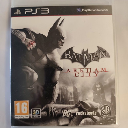 Batman Arkham City PS3 game like new with manual