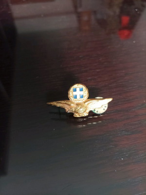 Εθνοσημο πιλότου της Πολεμικής Αεροπορίας μπρούτζινο μεταχειρισμένο