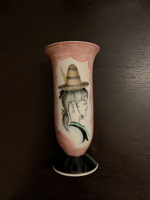 Arte Milano handmade porcelain vase like new, Italian