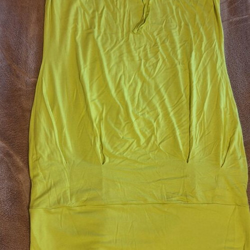 Dress neon yellow green mini, like new, Scandinavian brand SNOB