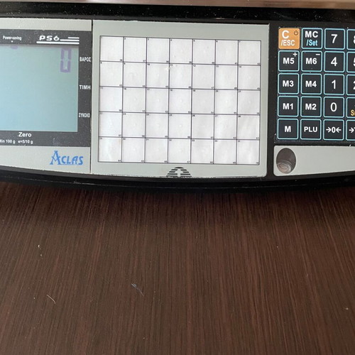 Aclas PS6 retail scale new with batteries and memories 30kg/10g