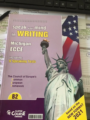 Michigan ECCE B2 Speak Your Mind in Writing book used, 2021 format