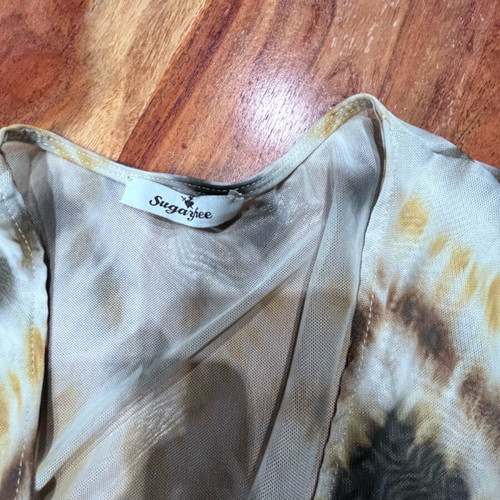 SugarFree dress transparent new, size S