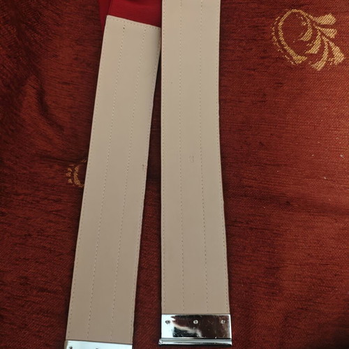 Red belt used