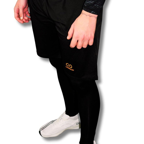 Legendary Set Run Beyond Limits 5-piece dry fit sportswear black gray new