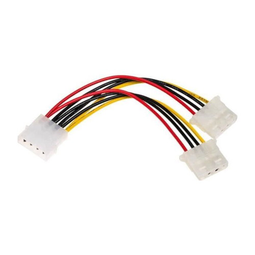 Akyga καλώδιο τροφοδοσίας Molex με διαχωριστή 2x θηλυκά 15εκ καινούργιο