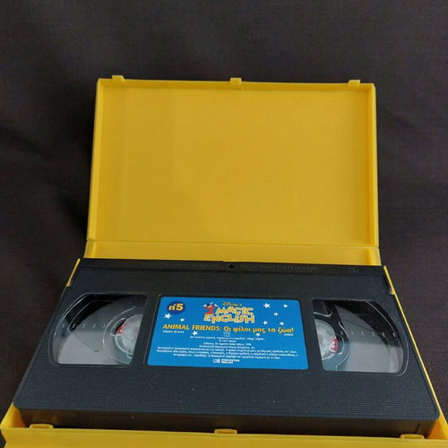 Magic English No5 Animal Friends used videocassette with subtitles