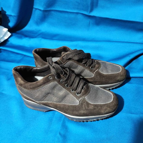 Hogan Interactive sneakers used, brown, size 37