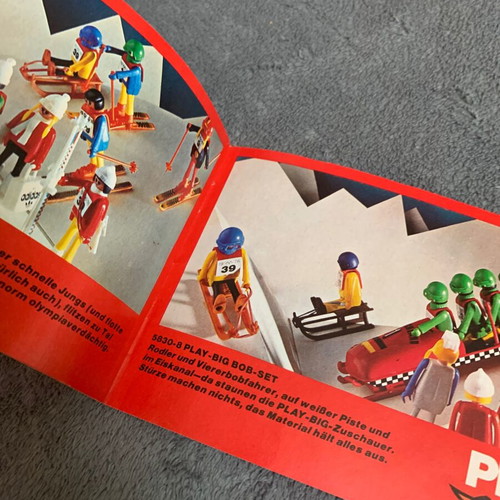 Play-Big vintage toy catalog from 70s, used, miniatures