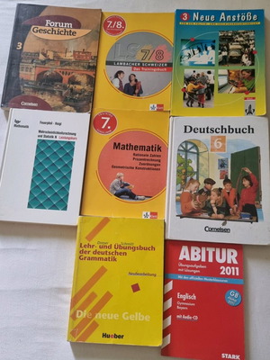 Γερμανικά βιβλία μεταχειρισμένα, πακέτο 8 τεμαχίων