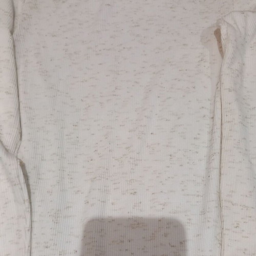 Orchestra girls' t-shirt new, white and beige, size 116 cm
