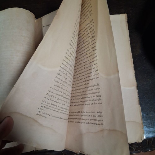 Archaeological Newspaper 1837 used with rare Acropolis engravings