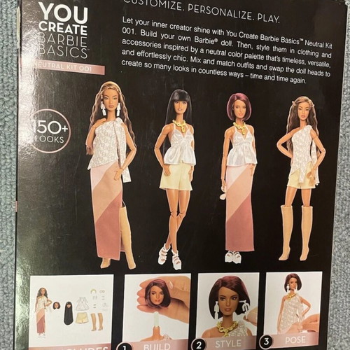 Barbie Basics You Create doll new