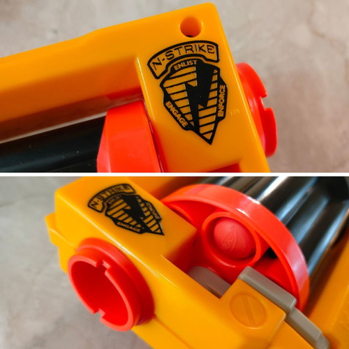 Nerf 2 pistols with 30 foam darts and Nerf Tornado Scream Super Soaker
