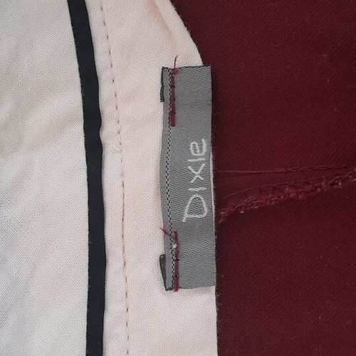 Dixie pants used, women's burgundy, size S