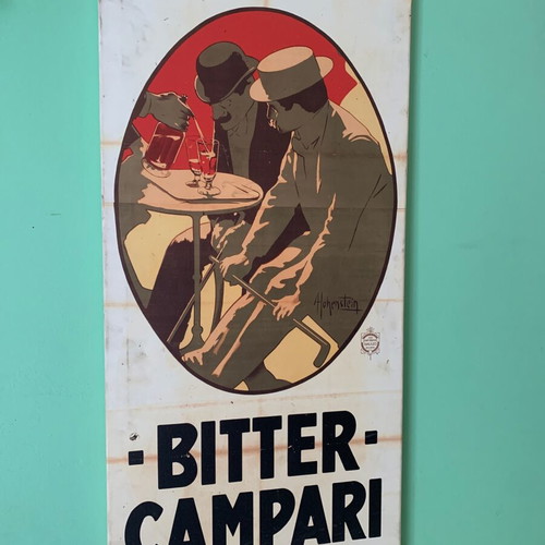 Διαφημιστικός πίνακας Campari μεταχειρισμένος, bar 50x1,10 cm