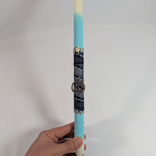 Easter candle 37cm "Sea" like new