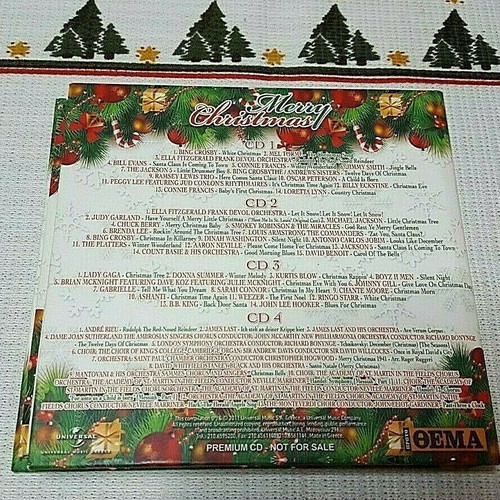 Merry Christmas 4 CD used, Greece 2011