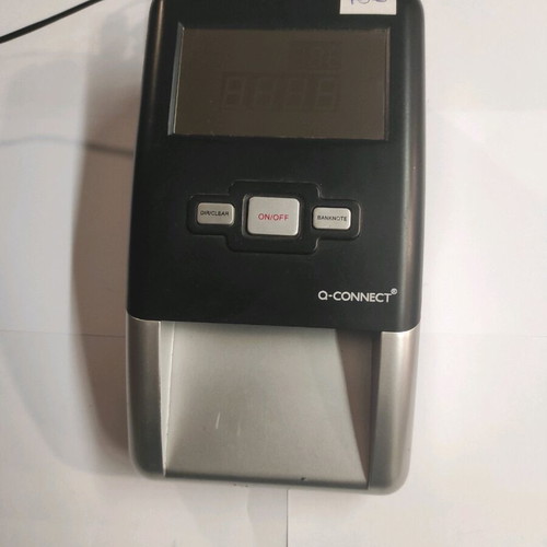 Q connect banknote authenticity detector used