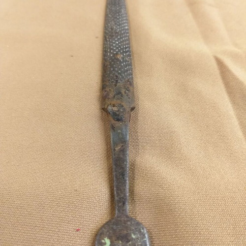 Antique rasp used, length 23.5 centimeters