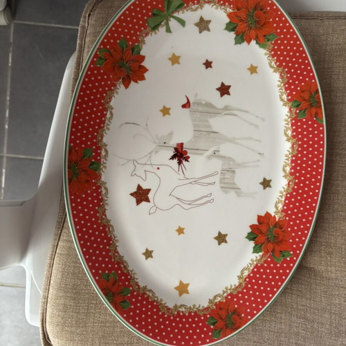 Christmas Platter like new