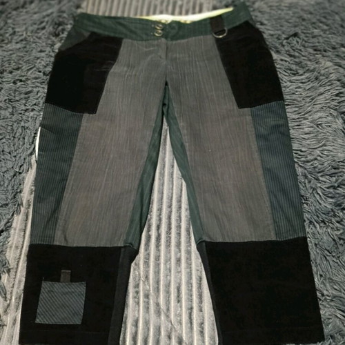 Designer women's pants by Greek designer like new, size M