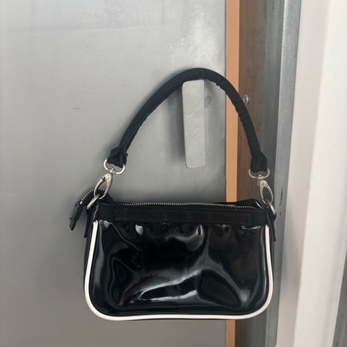 Little handbag George Gina & Lucy shoulder bag used, black and white