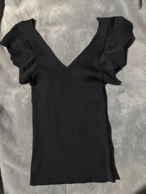Black women's blouse used, size S