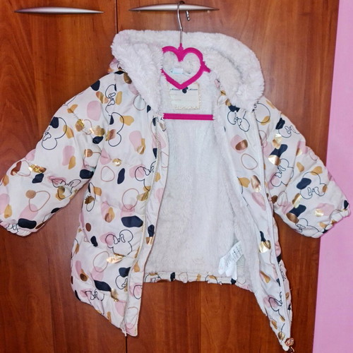 Girls' jacket 36 months 92cm Disney Mini Mouse like new