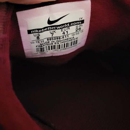 Nike SB Stefan Janoski Max 41 like new, burgundy leather
