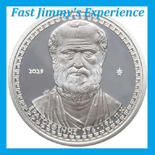 Official Silver Proof 10 Euro Coin Eratosthenes 2025 new