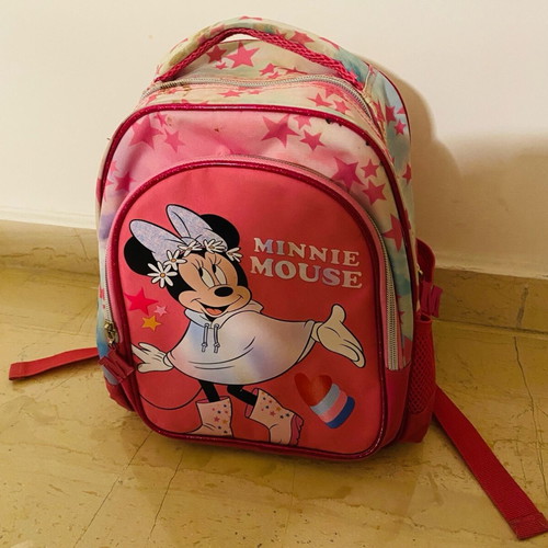 Toddler bag used with Minnie Mouse design