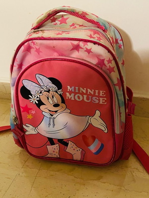 Toddler bag used with Minnie Mouse design
