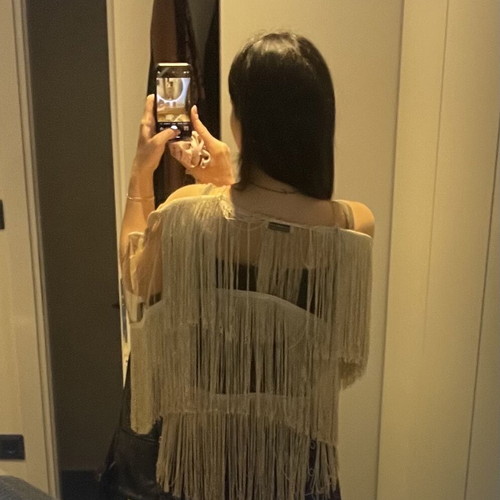 Silk kimono Dolce Domenica like new, beige and gold