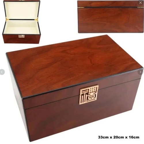 Luxury wooden box new for storage and decoration