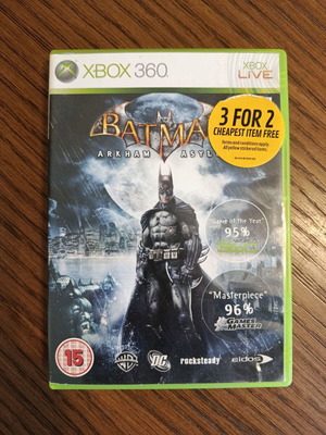 Batman Arkham Asylum game for Xbox 360 used