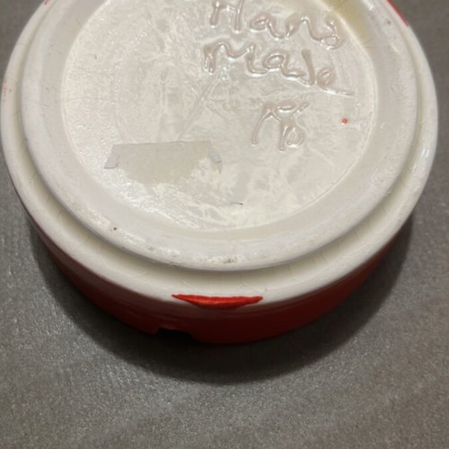 Handmade Painted Ceramic Ashtray new