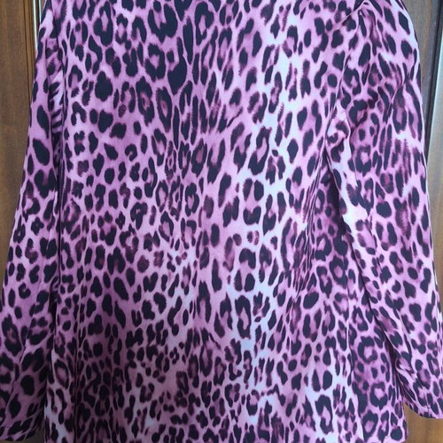 Leopard print pink jacket Celestino new L-XL