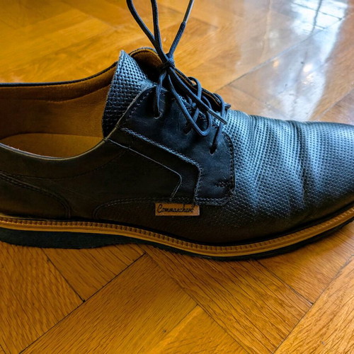 Commanchero Original men's leather shoes size 43 used, blue