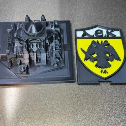 3D εκτύπωση Αγία Σοφία και Έμβλημα ΑΕΚ καινούργια, γνήσια