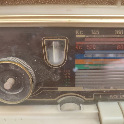 Telefunken D665 WK Trop radio used, 1950s tube model