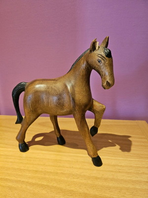 Wooden decorative horse used