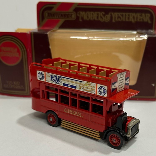 Matchbox 1984 Models of Yesteryear Y-23 1922 A.E.C. Omnibus used