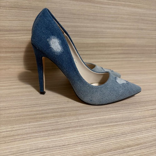Jeans heels like new, size 37, worn once