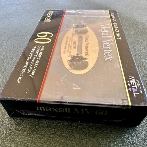 Maxell Metal Vertex MV60 cassette tape new, sealed