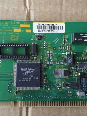 3Com 3C509B-C 10Mbps EtherLink III 16-bit ISA мрежова карта употребявана