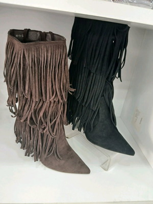 Women's Boots New Black and Brown