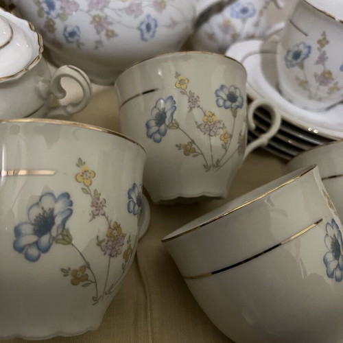 EPIAG D.F. tea set Czechoslovak porcelain like new