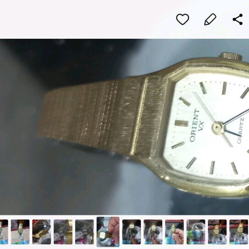 Women's Orient Quartz vintage watch gold plated like new
