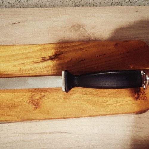 Flat sharpening steel Germany new, 30 cm sharpening length